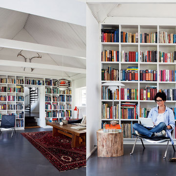 Modern Home Library Design Ideas