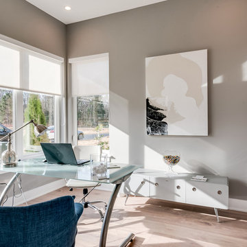 Modern Home Office in Charlotte's First Solar Community