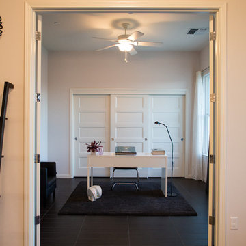 Modern, White and Black Home