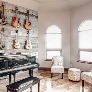 Music Room - Guitar Wall Piano Room