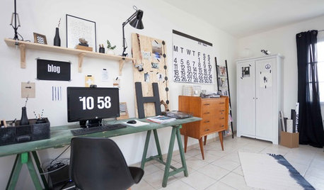 Houzz Tour: Creative Repurposing Gives a French Home an Industrial Vibe