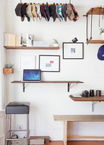 Eclectic Home Office by Nanette Wong