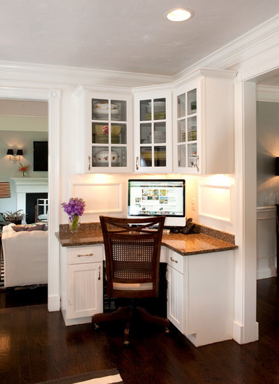 Traditional Home Office by Mary Prince Photography