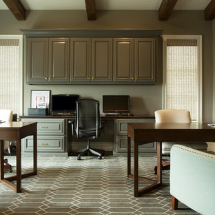 Home office - mediterranean home office idea in San Francisco