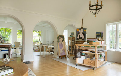 My Houzz: An Artist's Home and Studio Exudes Creativity and Personality