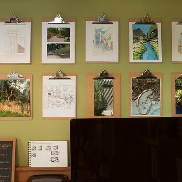 My Houzz: Backyard Cottage Office and an Artful Low-Water Garden