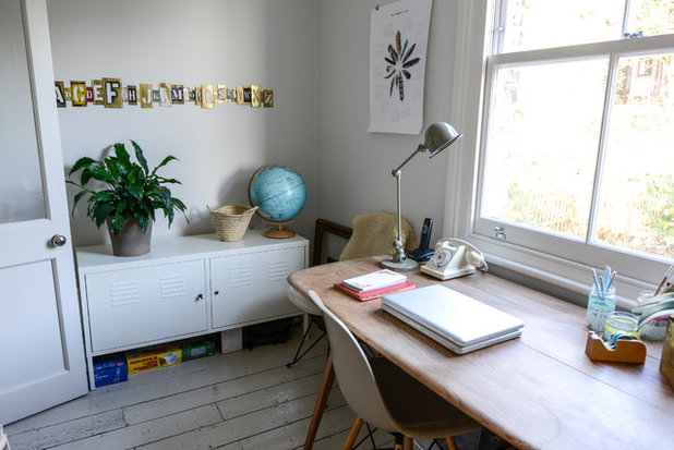 Eclectic Home Office My Houzz: Casual Comfort in a London Victorian