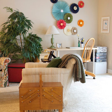 My Houzz: Color and Pattern Animate a Small Studio