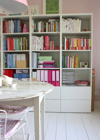Shabby-chic Style Home Office by Holly Marder