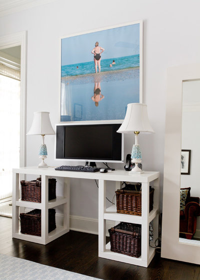 Traditional Home Office by Rikki Snyder