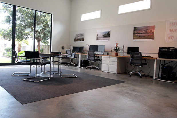 Contemporary Home Office by Kayla Stark