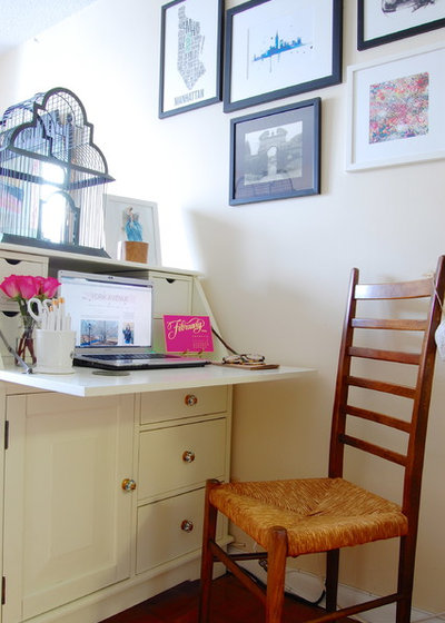 Eclectic Home Office by Corynne Pless