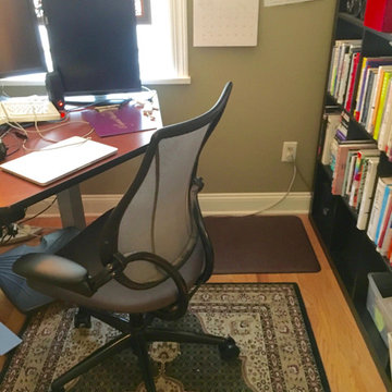 New York at Home - Hoboken - New Jersey - Contemporary Home Office Organization