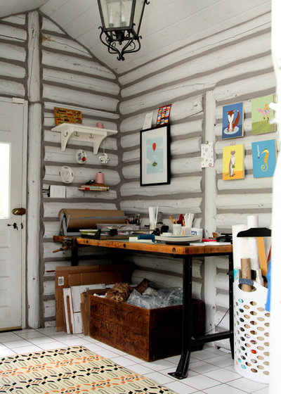 Eclectic Home Office by Jeff Jones Snap It Photography
