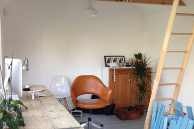 Inspiration för ett minimalistiskt arbetsrum