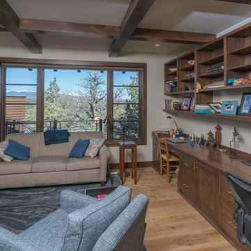North Rim with mountain views