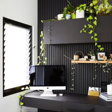 75 Small Black Home Office Ideas You'll Love - October, 2022 | Houzz