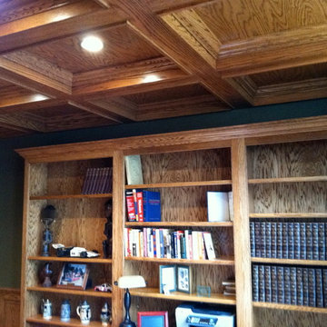 Oak Coffered Ceiling