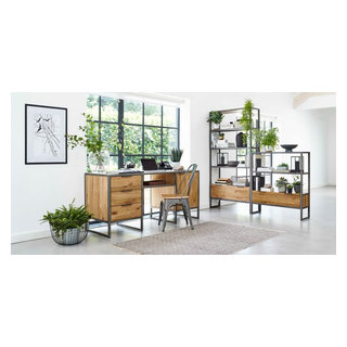 Oak Furniture Land Brooklyn Range Industrial Home Office