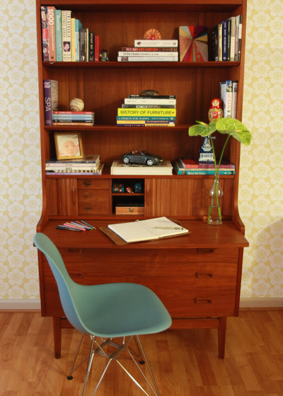 Eclectic Home Office Oakland Home Office Nook