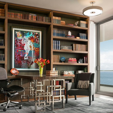 Ocean Penthouse, South Beach Miami Library