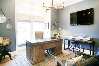 Example of an urban home office design in Salt Lake City