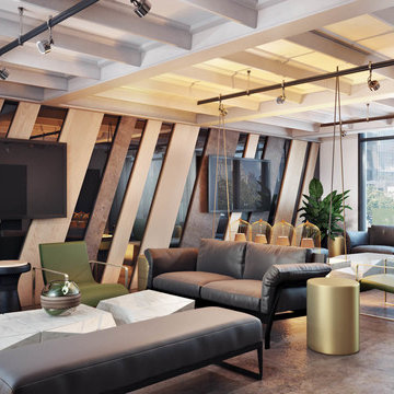 Office Interior CG Render for a Commercial Design Project
