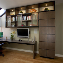 Contemporary Home Office by Mark Newman Design