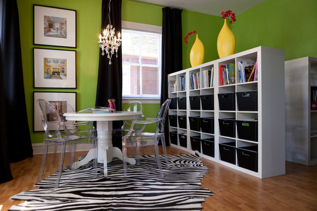 Contemporary Home Office by S&K Interiors LLC