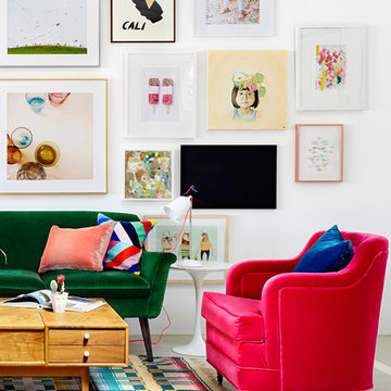 Oh Joy's LA Studio (two paintings)