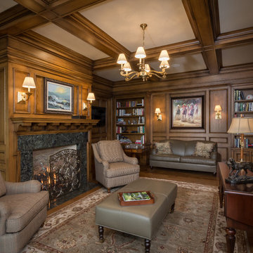 Old World Manor Library