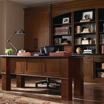 Omega Cabinetry: Traditional Office