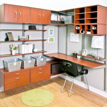 Organized Living freedomRail Cherry Office