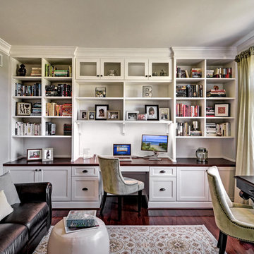 Our clients love the symmetrical design of the built-ins