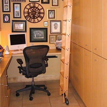 Desk, Storage Builtin