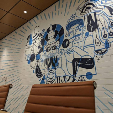 PayPal Meeting Room Mural