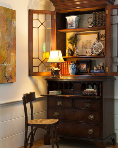 Traditional Home Office by Kim Macumber Interiors