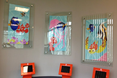 Pediatric Office Glass Art Frames