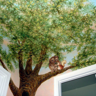 Peter Rabbit Mural inspired by Beatrix Potter
