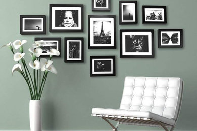Photo Frame Set with Picture Mounts-11 Frames