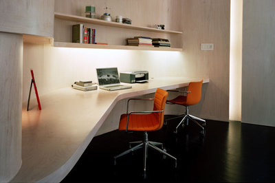 Modern Home Office by nARCHITECTS