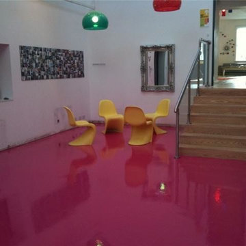 Polished concrete floors and Poured resin flooring Newcastle Upon Tyne