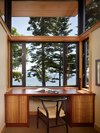 Moderne Bureau à domicile by FINNE Architects