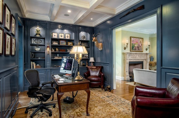 Traditional Home Office by Lazarus & Sargeant, Architects