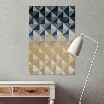 "Pyramid Fantasy" Painting Print on Wrapped Canvas