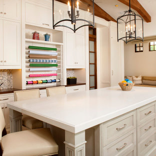 75 Beautiful Craft Room With White Walls Pictures Ideas August 2021 Houzz