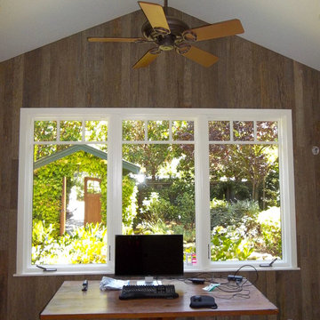 Reclaimed Oak Office Wall