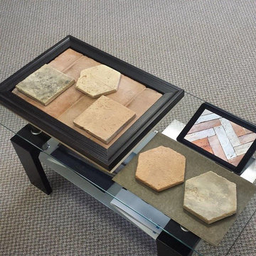 Reclaimed terracotta tiles