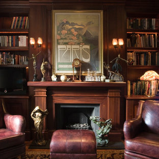 Residential Refurbishment with Timber-panelled Study in Kensington, London, W8