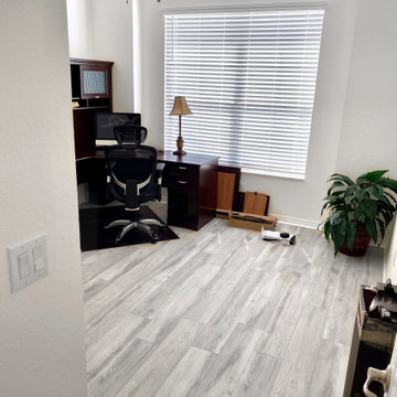 Residential | Tile Backsplash & Tesoro LuxWood Luxury Engineered Planks | Polo R